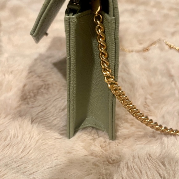 Small YSL Envelope Flap Wallet on Chain - Picture 6 of 10